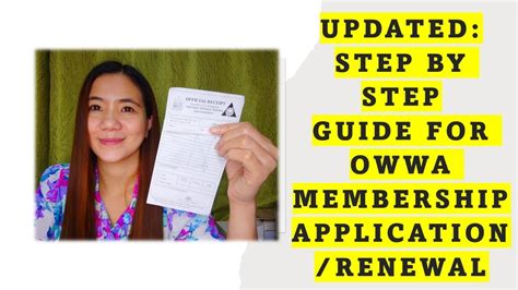 STEP BY STEP GUIDE FOR OWWA MEMBERSHIP RENEWAL .